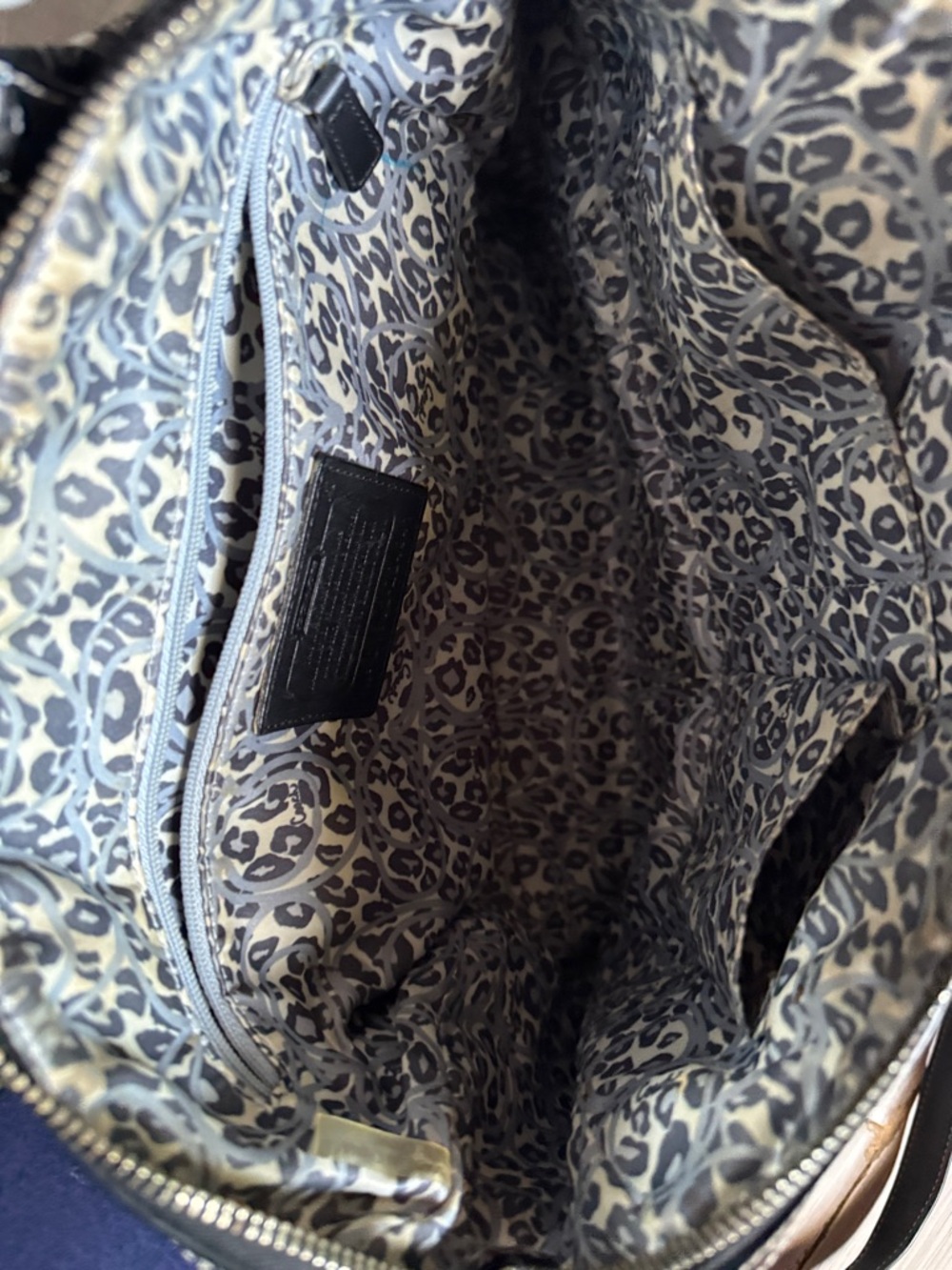 Coach Black Patent Leather Shoulder Satchel - Picture 7 of 7